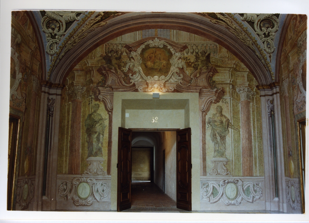 motivi decorativi architettonici (dipinto) di Gamba Crescenzo (sec. XVIII)