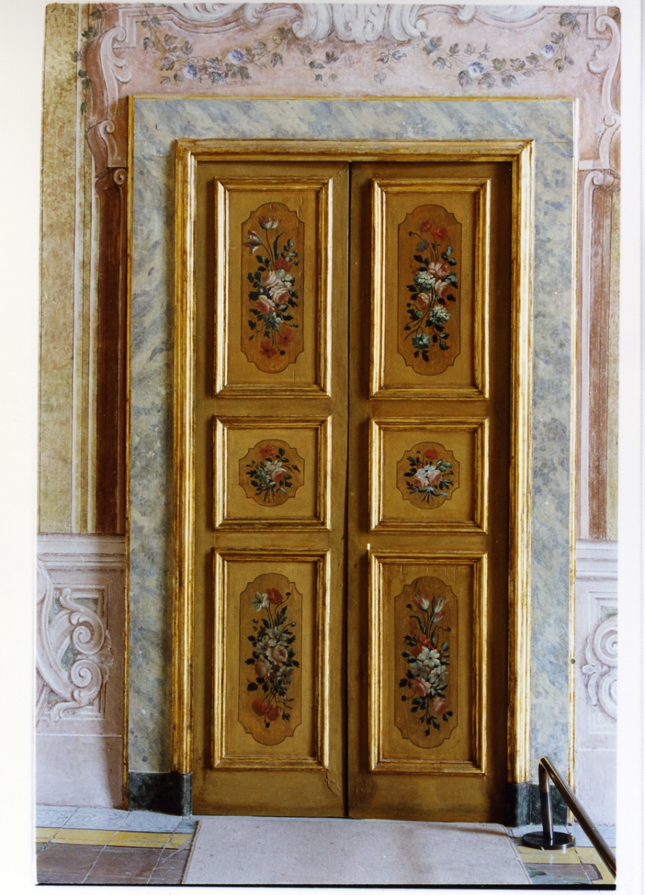 mostra di porta, serie - bottega napoletana (sec. XVIII)
