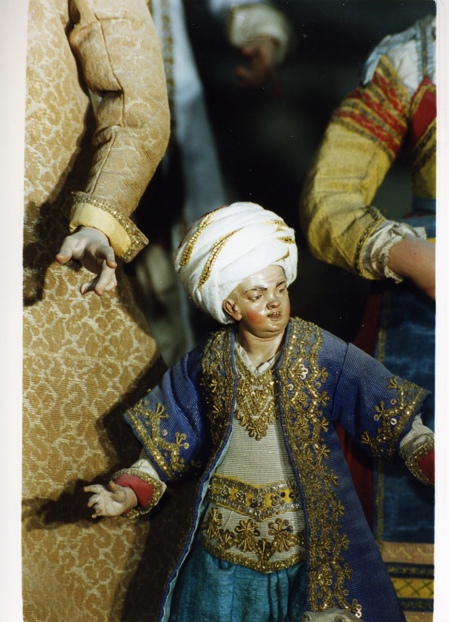 turbante (scultura miniaturistica) - bottega napoletana (secc. XVIII/ XIX)