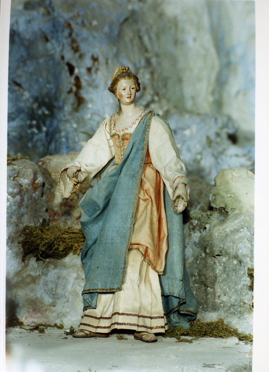 giovane donna (statuetta di presepio) - bottega napoletana (inizio sec. XIX)