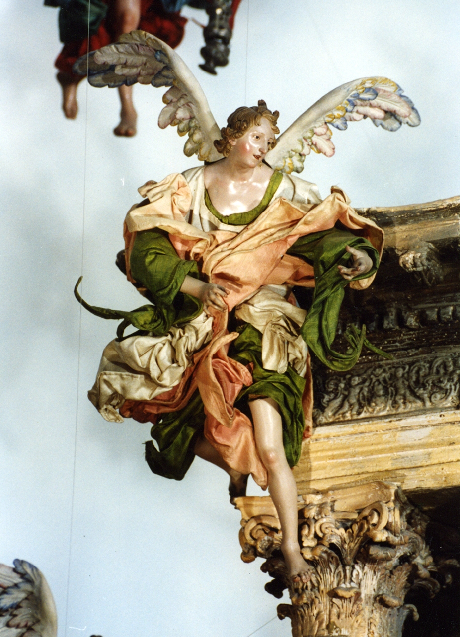 angelo (statuetta di presepio) di De Luca Giuseppe (fine/inizio secc. XVIII/ XIX)