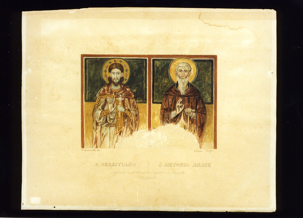 Santi (dipinto) di Autoriello Francesco (sec. XIX)
