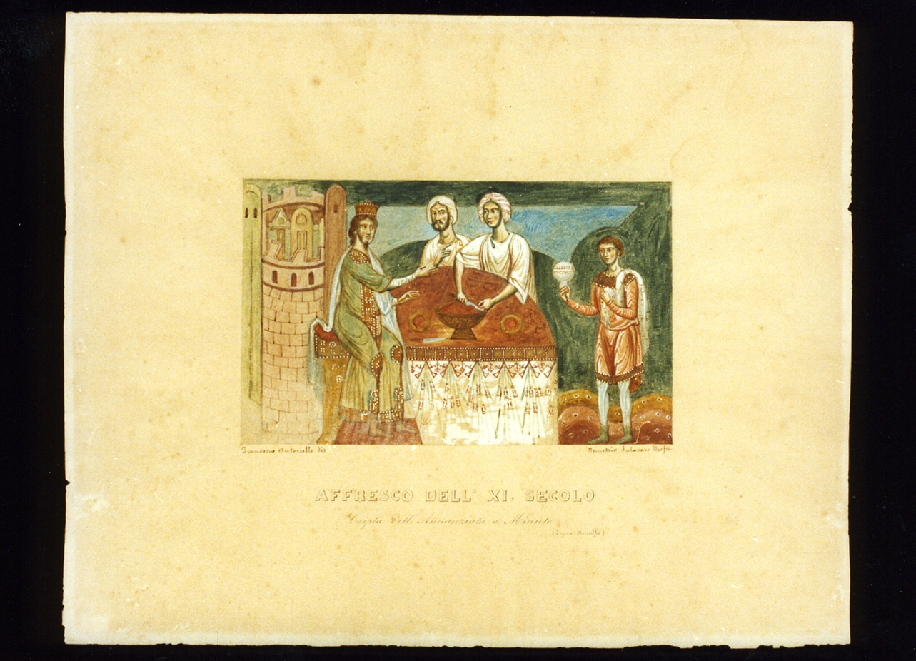 scena biblica (dipinto) di Autoriello Francesco (sec. XIX)