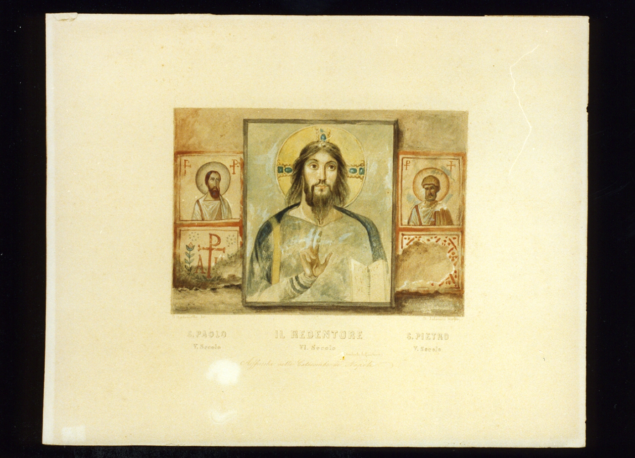 Cristo (dipinto) di Autoriello Francesco (sec. XIX)