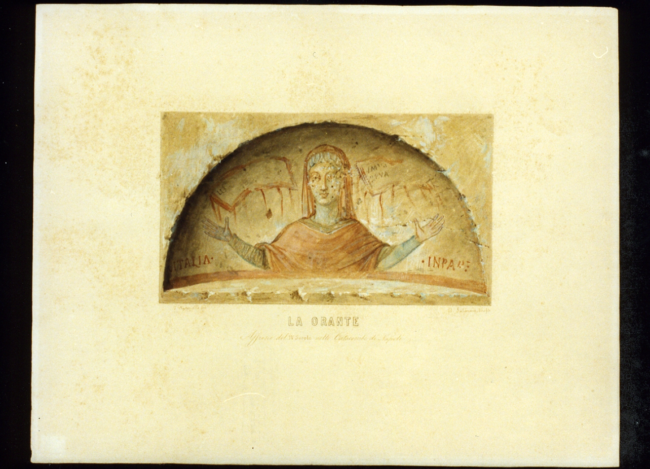 figura femminile (dipinto) di Autoriello Francesco (sec. XIX)