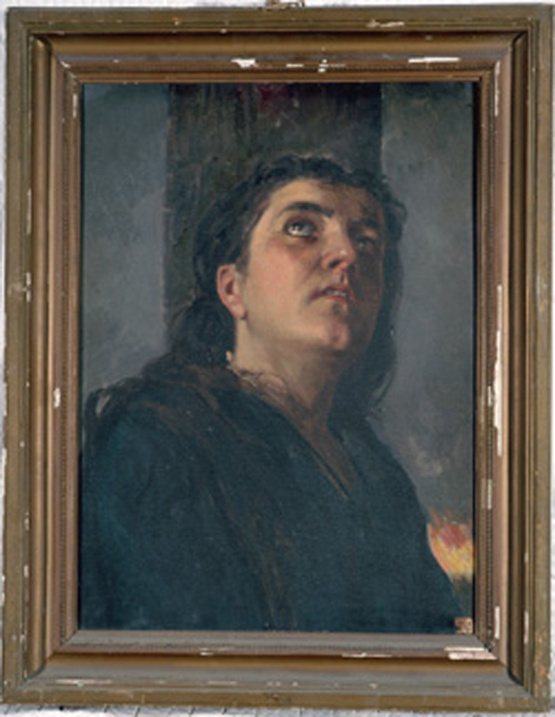 Isolina, ritratto di donna (dipinto) di Simonetti Alfonso (sec. XIX)