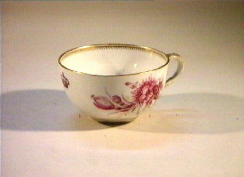 motivi decorativi floreali (tazza) - manifattura di Meissen (sec. XIX)