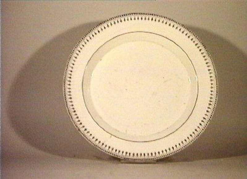 piatto da portata - manifattura Del Vecchio (sec. XIX)