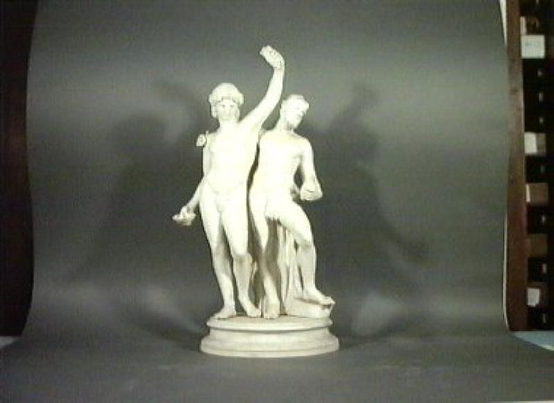 Sileno e Bacco (gruppo scultoreo) di Tagliolini Filippo (cerchia) (secc. XVIII/ XIX)