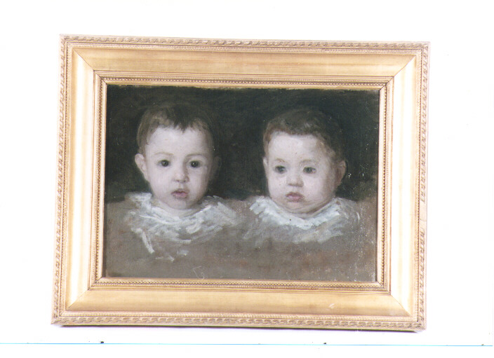 I gemelli, ritratto di bambino (dipinto) di Toma Gioacchino (sec. XIX)