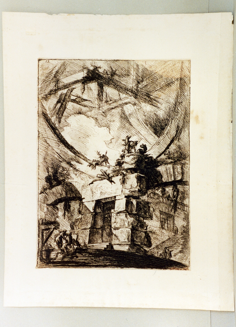 carcere (stampa) di Piranesi Giovanni Battista (sec. XVIII)