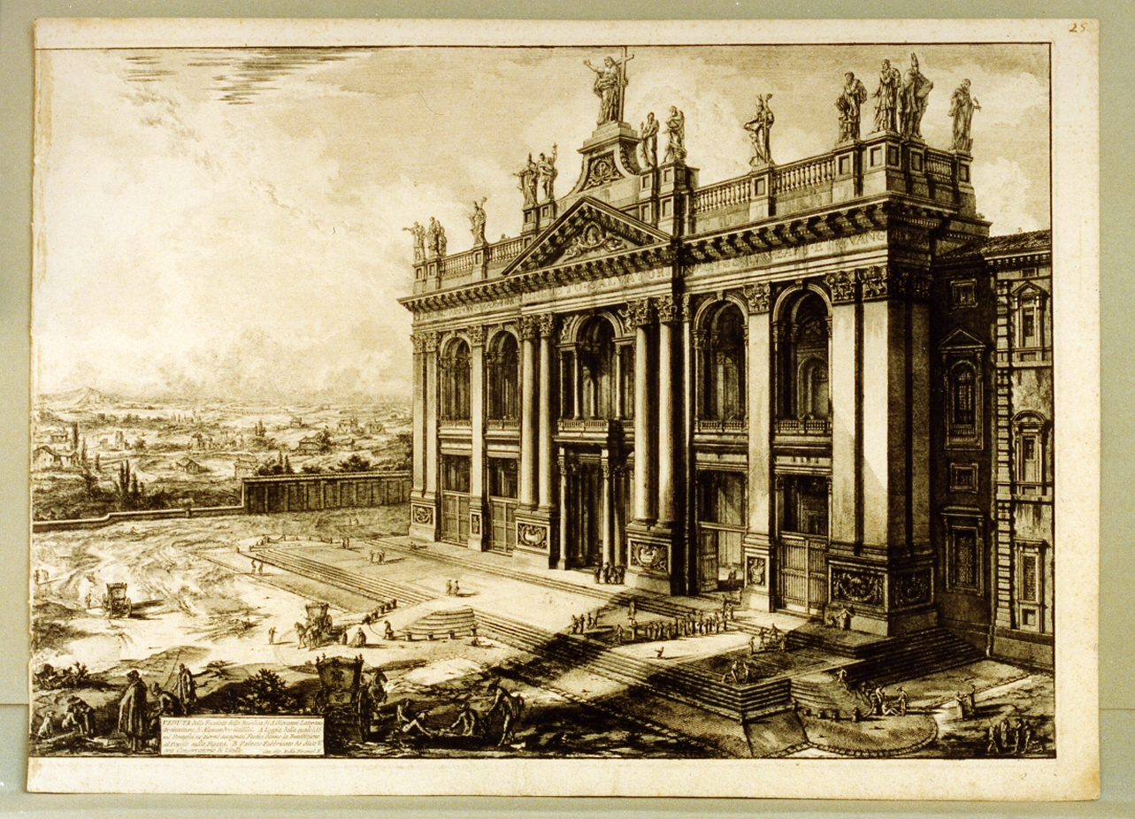 veduta di Roma (stampa) di Piranesi Giovanni Battista (sec. XVIII)