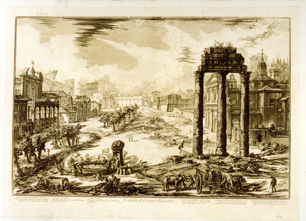 veduta di Roma (stampa) di Piranesi Giovanni Battista (sec. XVIII)