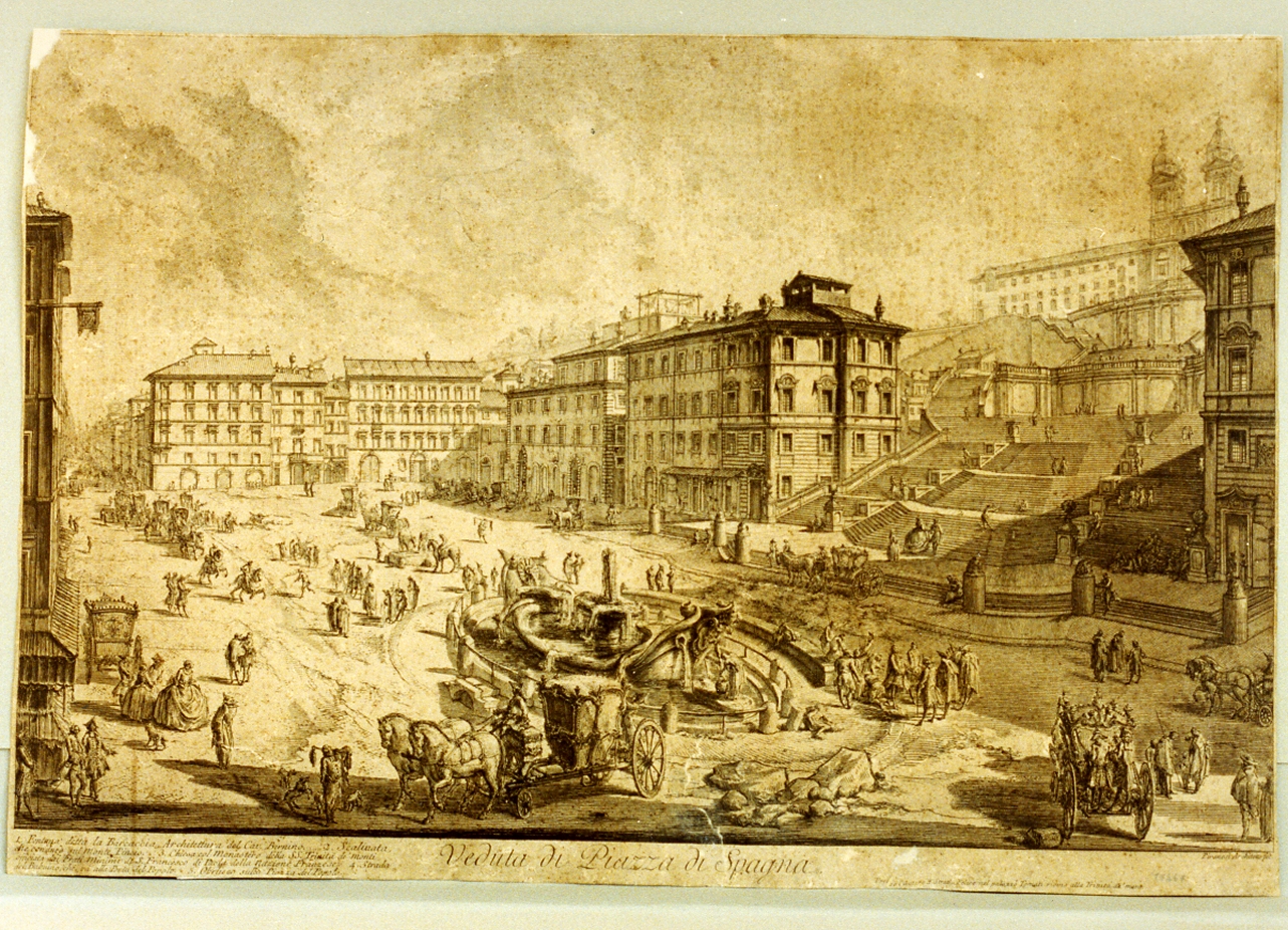veduta di Roma (stampa) di Piranesi Giovanni Battista (sec. XVIII)