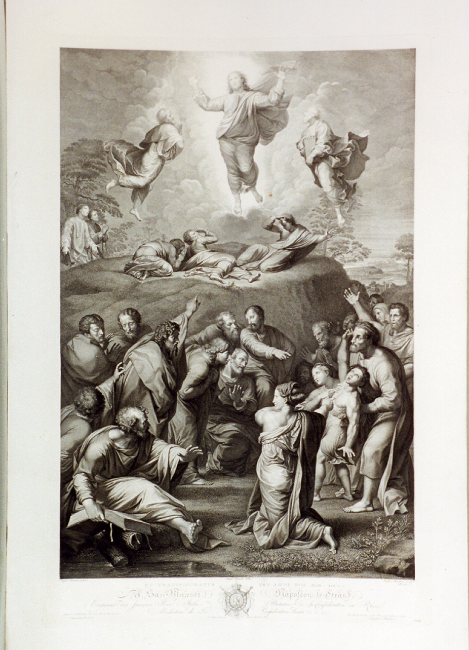 trasfigurazione (stampa) di Tofanelli Stefano, Morghen Raffaello (sec. XIX)