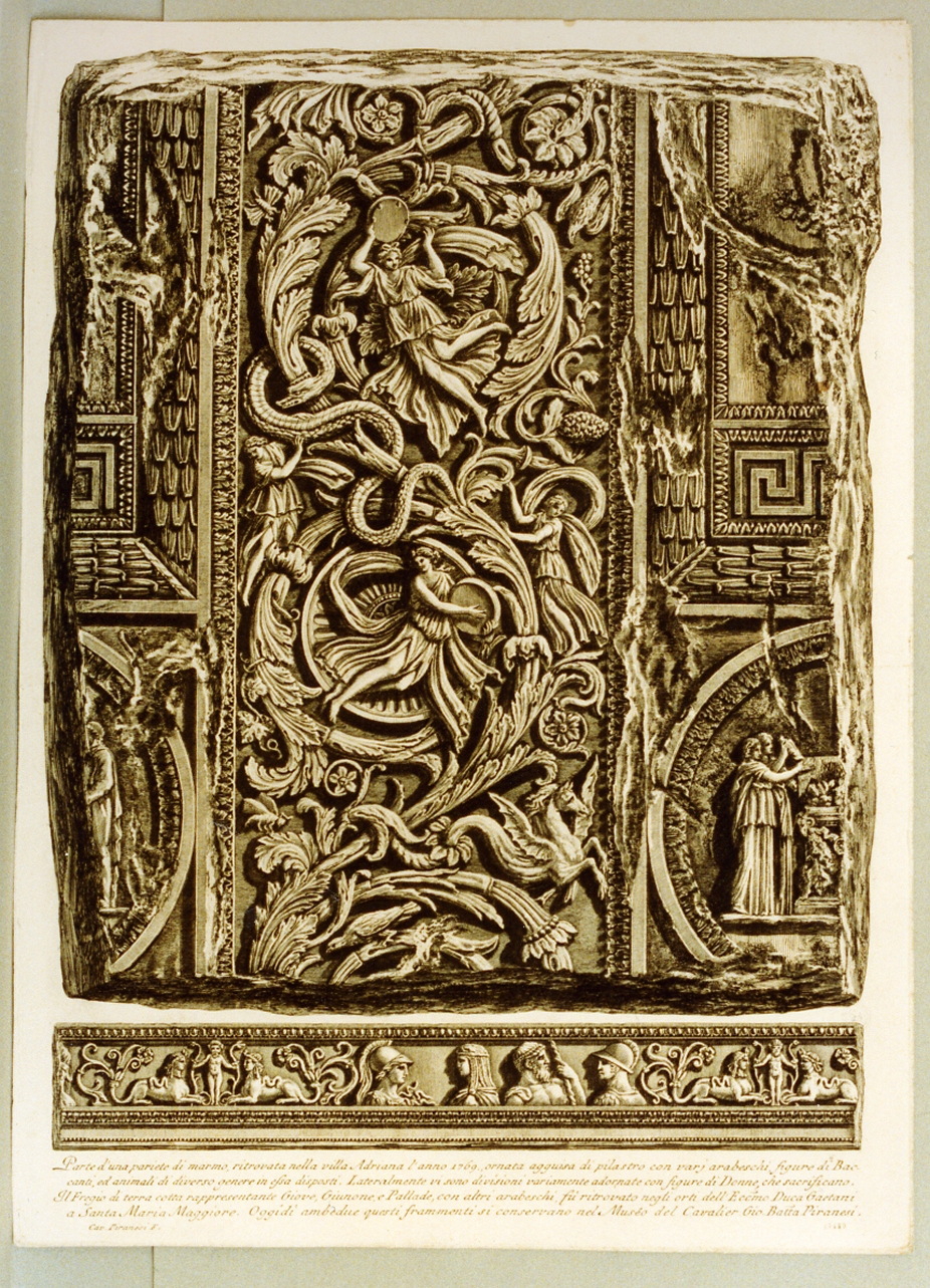 frammenti archeologici (stampa) di Piranesi Giovanni Battista (sec. XVIII)