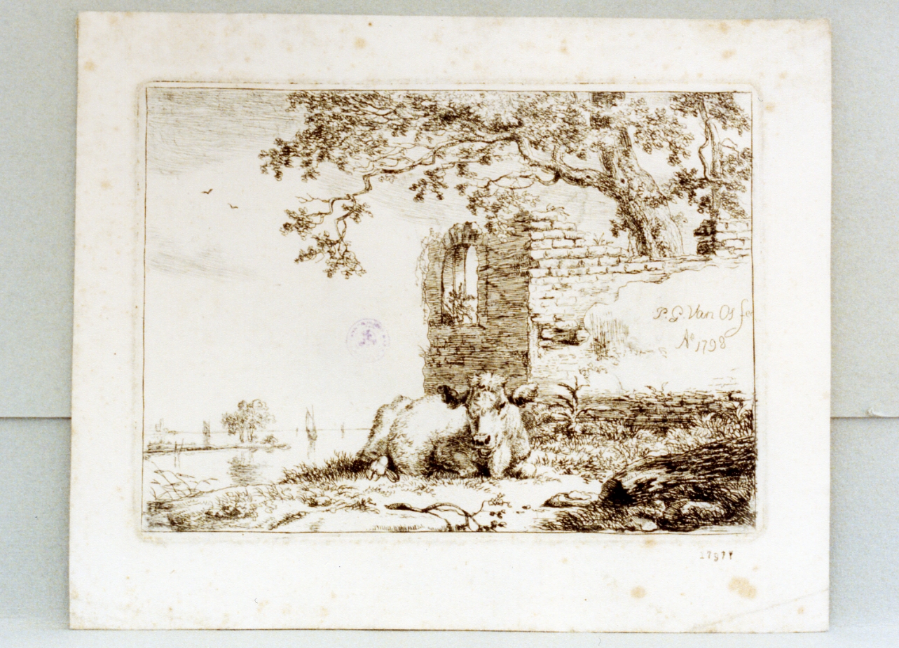 paesaggio (stampa) di Van Os Pieter Gerardus (sec. XVIII)