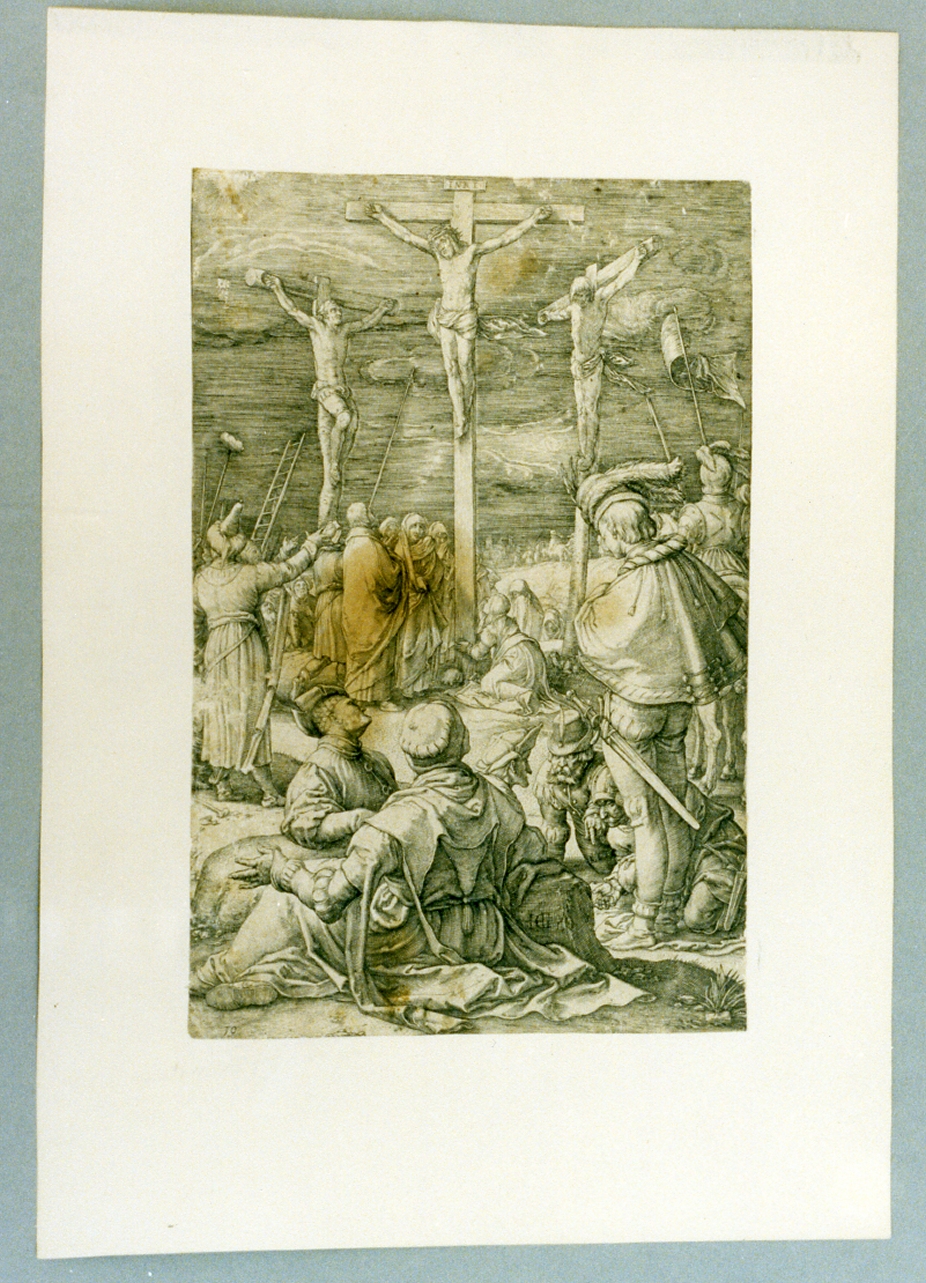 crocifissione di Cristo (stampa) di Goltzius Hubert (sec. XVI)