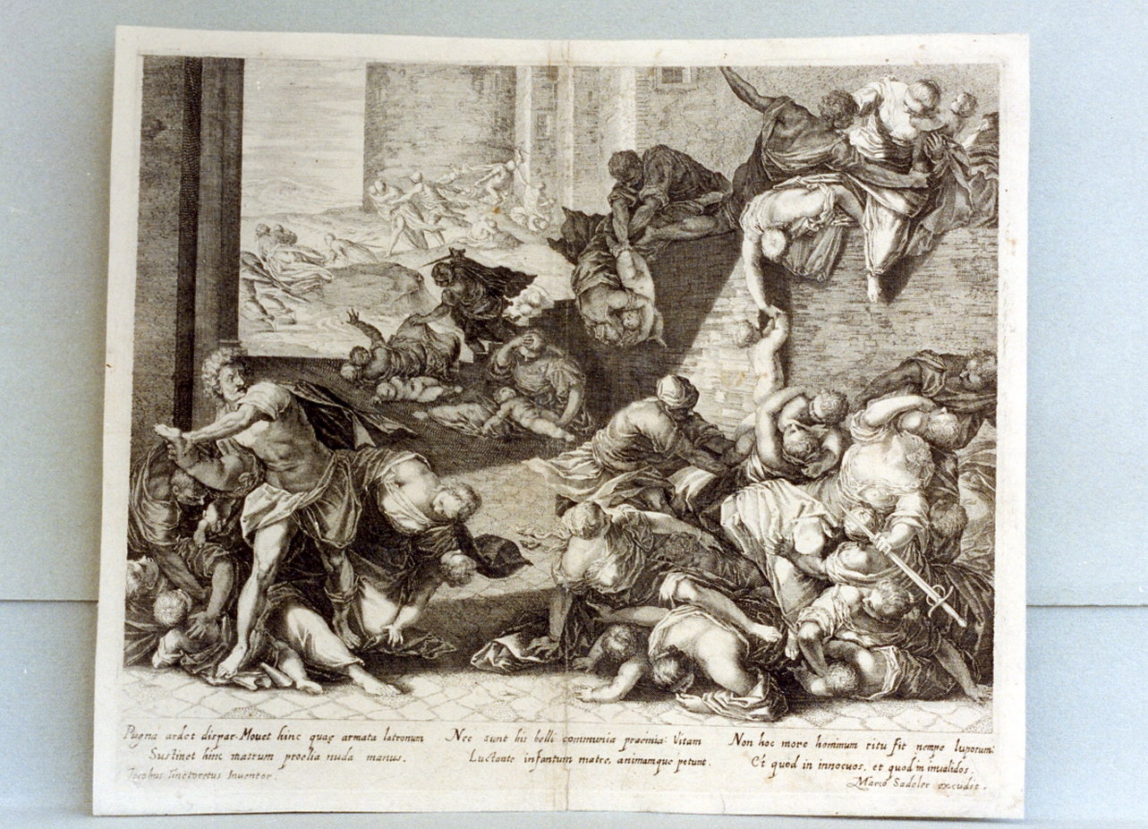 strage degli innocenti (stampa) di Sadeler Marcus Christoph (prima metà sec. XVII)