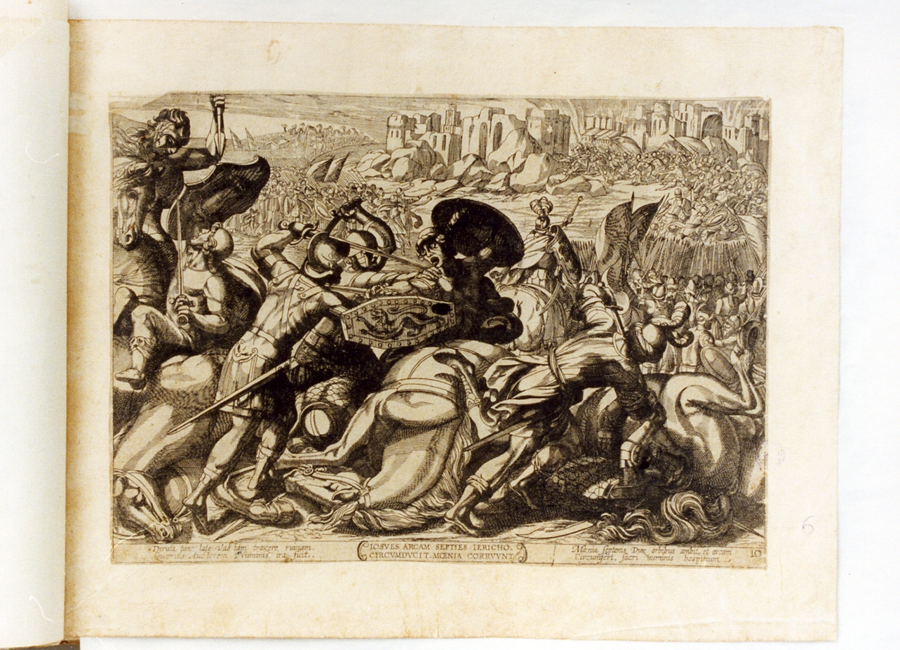 scena di battaglia (stampa) di Tempesta Antonio (secc. XVI/ XVII)