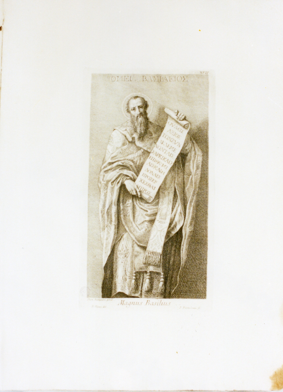 San Basilio (stampa) di Bartolozzi Francesco, Vanni Niccolò (sec. XVIII)