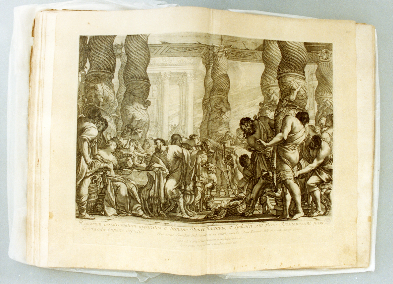 Sansone catturato dai Filistei (stampa) di Tortebat François, Vouet Simon (sec. XVII)