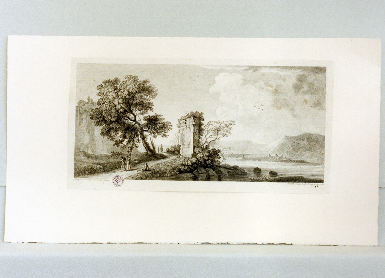 paesaggio (stampa) di Cunego Giuseppe (sec. XVIII)