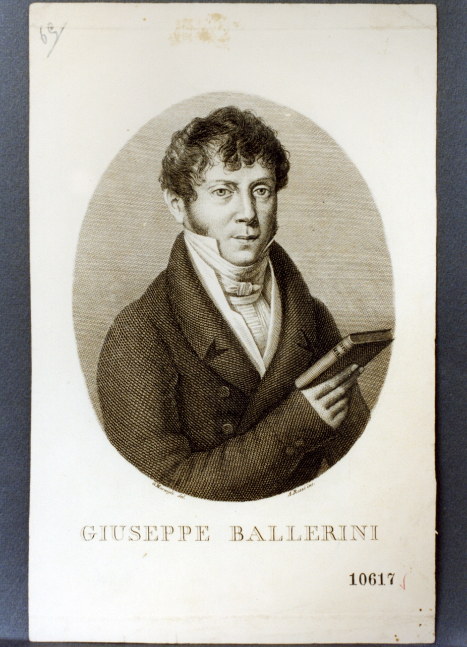 ritratto d'uomo (stampa) di Marsigli Giuseppe (metà sec. XIX)
