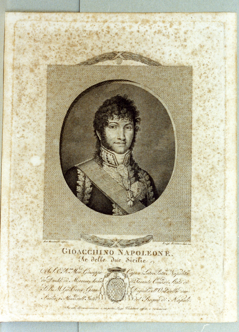 ritratto d'uomo (stampa) di Zuccarelli Antonio (sec. XIX)