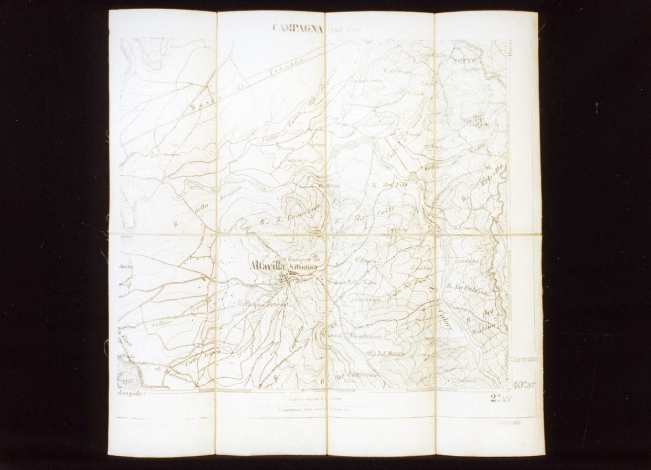 carta geografica di Campagna (stampa) - ambito italiano (sec. XX)