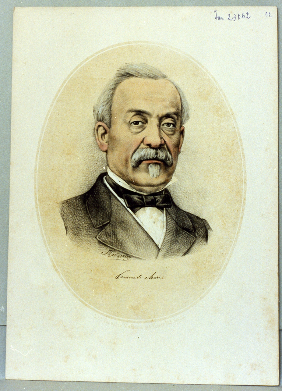 ritratto di Tommaso Mari (stampa) di Manganaro Antonio (sec. XIX)