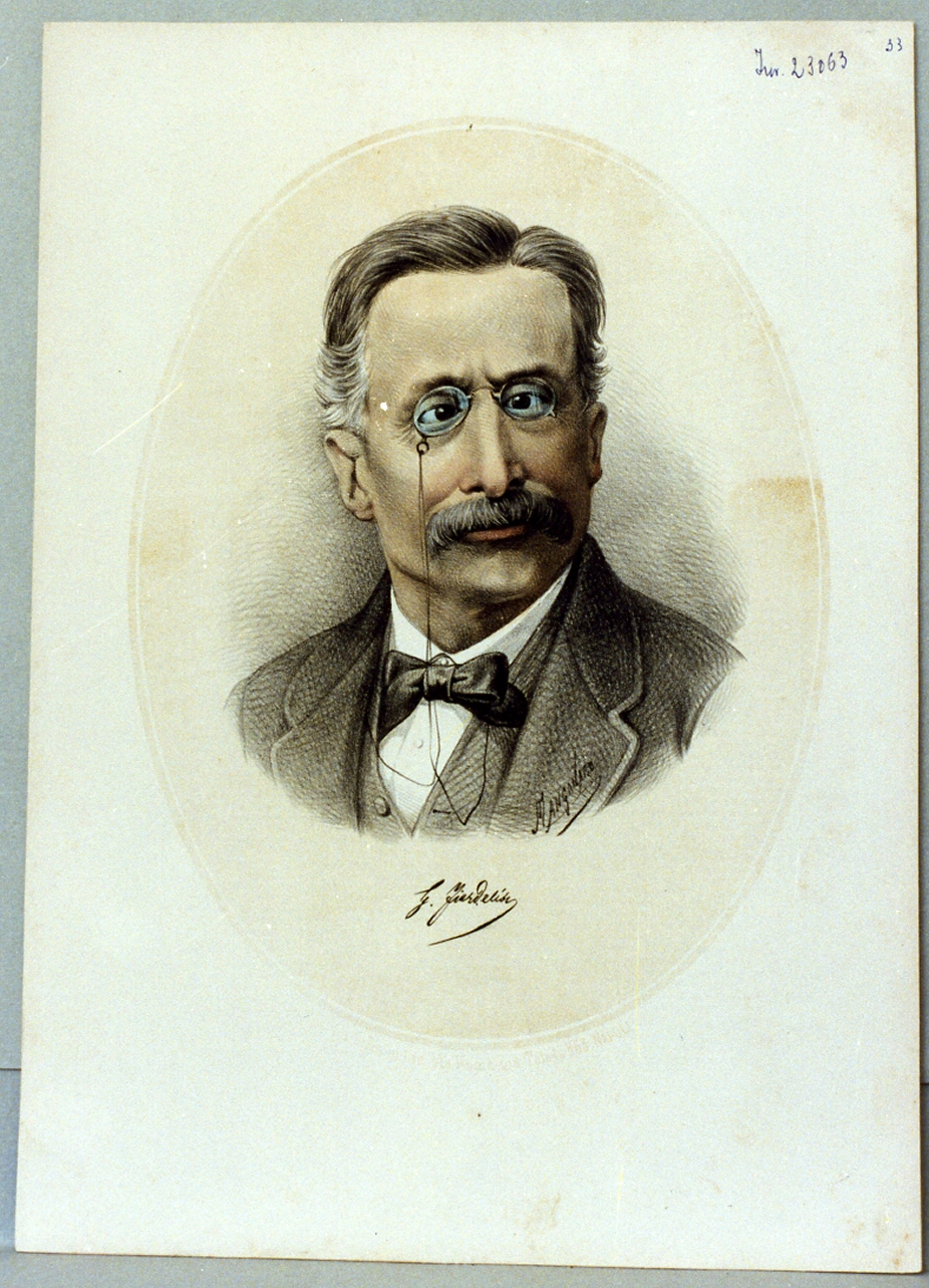 ritratto di Giuseppe Fiordelisi (stampa) di Manganaro Antonio (sec. XIX)