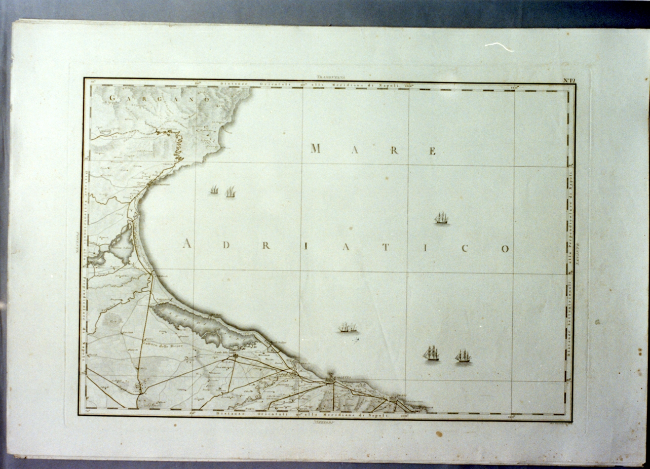 carta geografica di una provincia del Regno di Napoli (stampa) di Guerra Giuseppe (sec. XIX)