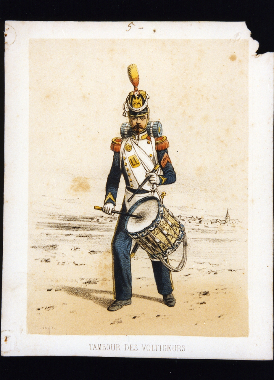 figura maschile (stampa a colori) - ambito francese (sec. XIX)
