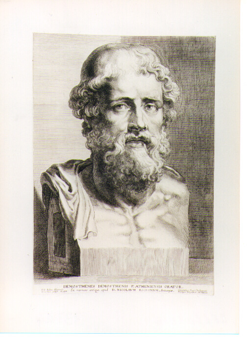 Demostene (stampa) di Rubens Pieter Paul, Witdoeck Jan (sec. XVII)
