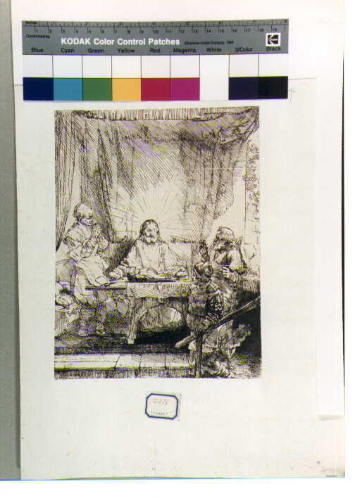 cena in Emmaus (stampa) di Van Rijn Rembrandt Harmenszoon (sec. XVII)