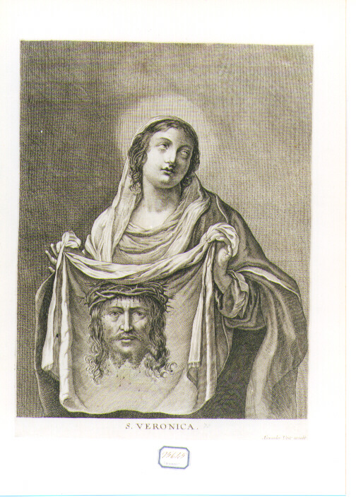 Santa Veronica (stampa) di Vouet Simon (sec. XVII)