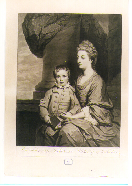 ritratto di donna (stampa) di Dixon John, Reynolds Joshua (sec. XVIII)