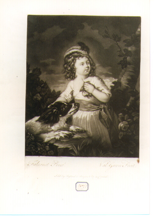 ritratto di donna (stampa) di Falconet Etienne Maurice, Green Valentine (sec. XVIII)