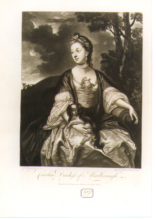ritratto di donna (stampa) di Purcell Richard detto Corbutt Charles, Reynolds Joshua (sec. XVIII)