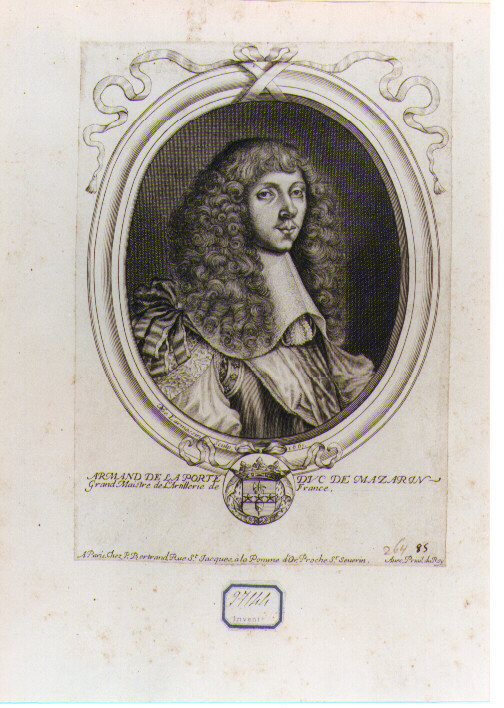 ritratto d'uomo (stampa) di De Larmessin Nicolas il Vecchio (sec. XVII)