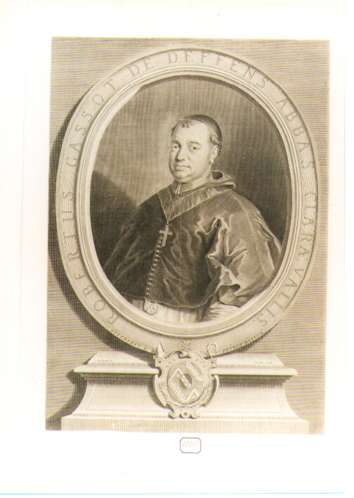 ritratto d'uomo (stampa) di Chereau Francois I (seconda metà sec. XVII)