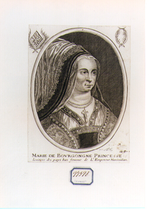 ritratto di donna (stampa) di Moncornet Balthasar (CERCHIA) (sec. XVII)