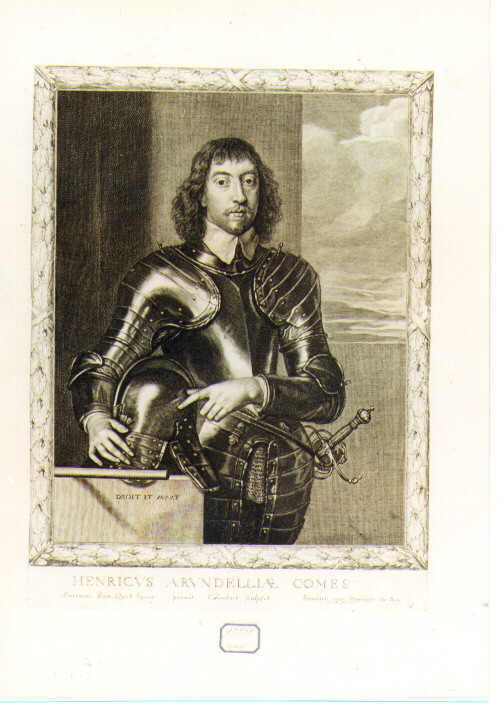 ritratto di Enrico Conte di Arundell (stampa) di Van Dyck Anton (sec. XVII)
