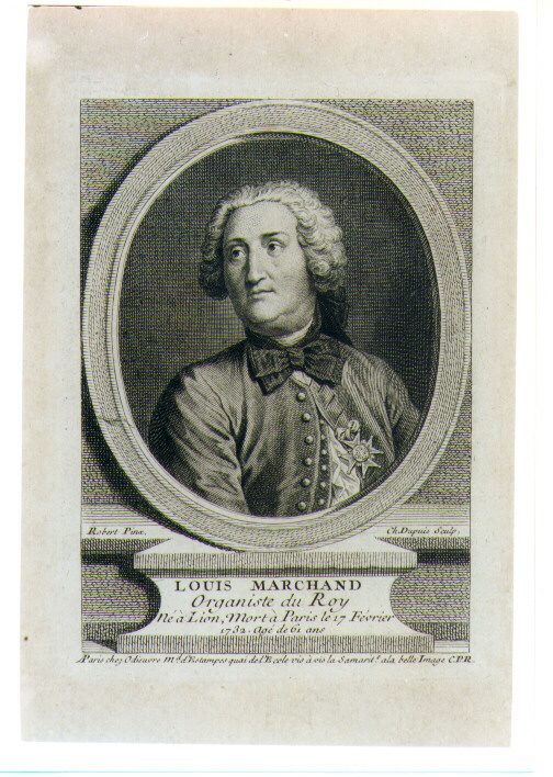 ritratto d'uomo (stampa) di Robert Hubert, Dupuis Charles (sec. XVIII)