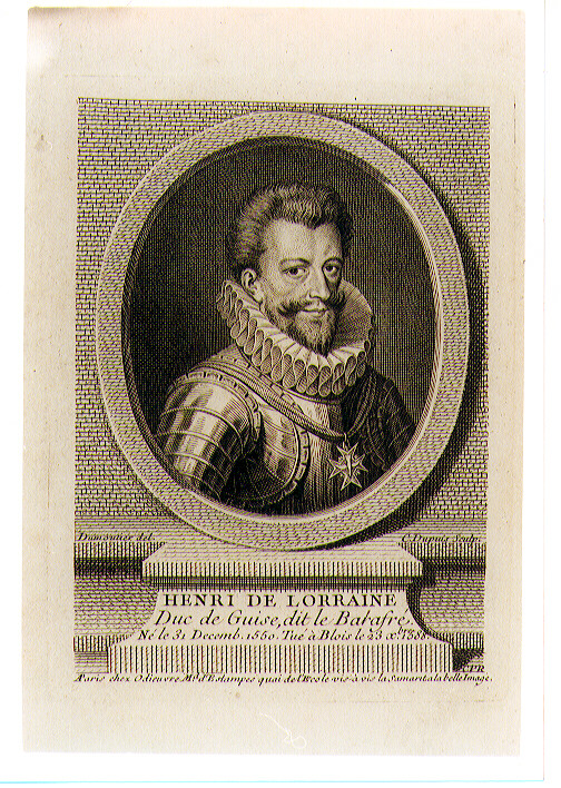 ritratto d'uomo (stampa) di Dupuis Charles (sec. XVIII)