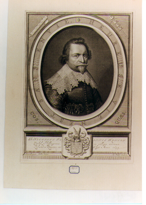ritratto d'uomo (stampa) di Webber Sacharias, Valck Gerard (ultimo quarto sec. XVII)