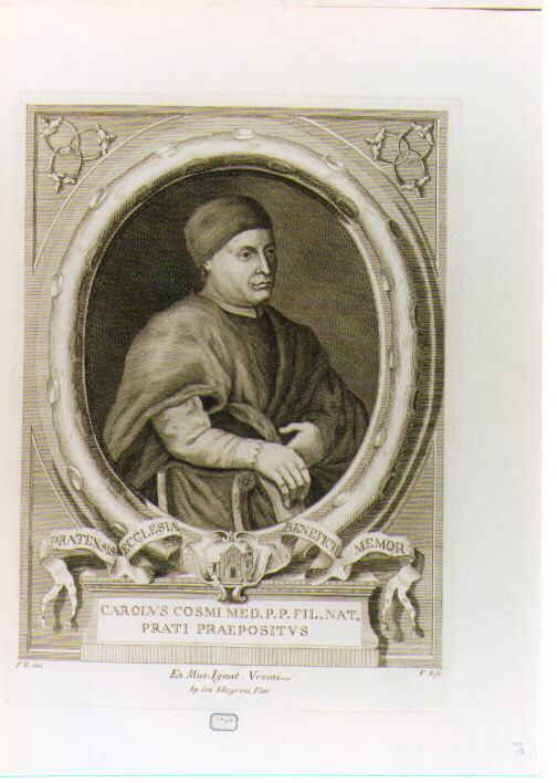 RITRATTO DI CARLO DE' MEDICI (stampa) di Allegrini Francesco, Zocchi Giuseppe (sec. XVIII)