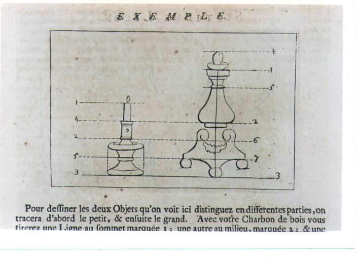 STUDIO DI DUE OGGETTI (stampa) di De Lairesse Gèrard (CERCHIA) (sec. XVIII)