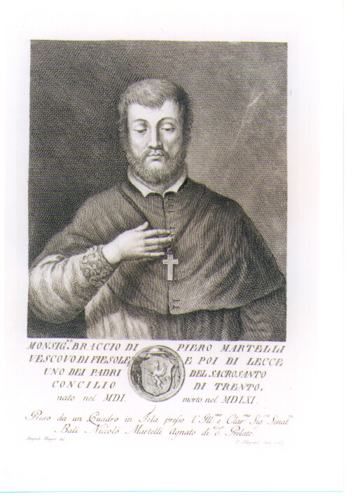 RITRATTO DI BRACCIO MARTELLI (stampa) di Allegrini Francesco, Magni Angelo (sec. XVIII)